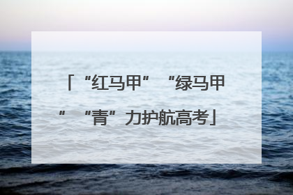 “红马甲”“绿马甲”“青”力护航高考