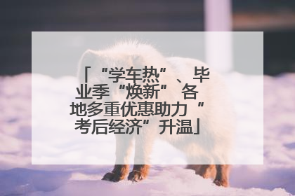 “学车热”、毕业季“焕新” 各地多重优惠助力“考后经济”升温