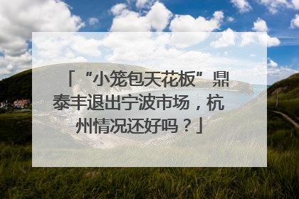“小笼包天花板”鼎泰丰退出宁波市场，杭州情况还好吗？