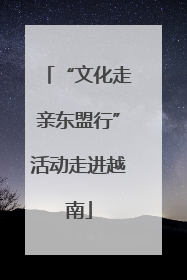 “文化走亲东盟行”活动走进越南