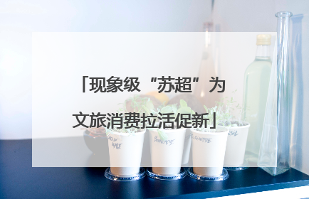 现象级“苏超”为文旅消费拉活促新