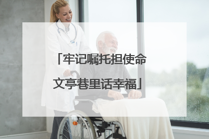 牢记嘱托担使命 文亭巷里话幸福