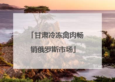 甘肃冷冻禽肉畅销俄罗斯市场