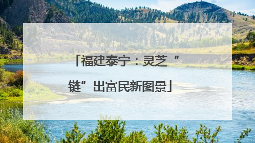福建泰宁：灵芝“链”出富民新图景