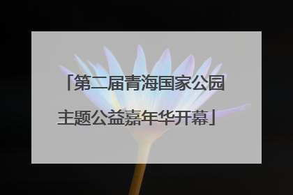 第二届青海国家公园主题公益嘉年华开幕