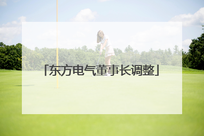 东方电气董事长调整