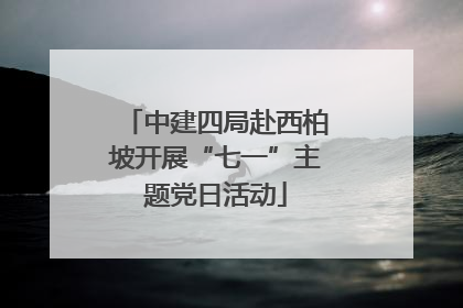 中建四局赴西柏坡开展“七一”主题党日活动