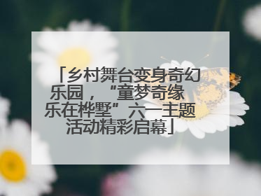 乡村舞台变身奇幻乐园，“童梦奇缘 乐在桦墅”六一主题活动精彩启幕