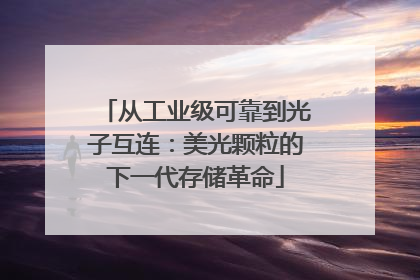 从工业级可靠到光子互连：美光颗粒的下一代存储革命