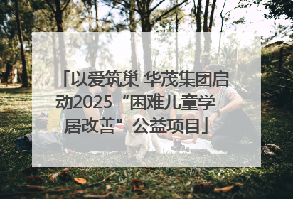 以爱筑巢 华茂集团启动2025“困难儿童学居改善”公益项目