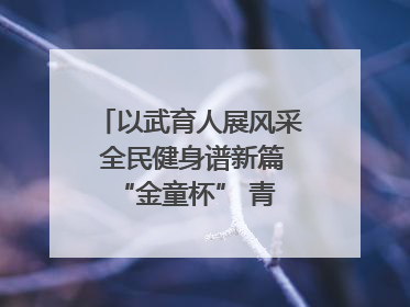 以武育人展风采 全民健身谱新篇 “金童杯” 青少年散打搏击邀请赛圆满落幕