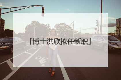 博士洪欣拟任新职