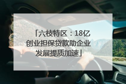 六枝特区：18亿创业担保贷款助企业发展提质加速