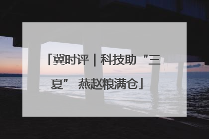 冀时评｜科技助“三夏” 燕赵粮满仓
