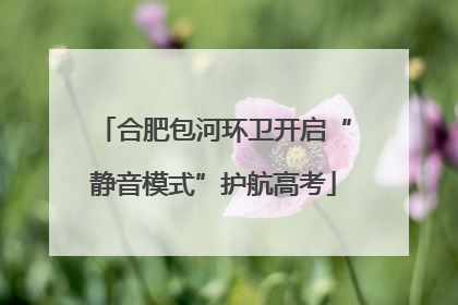 合肥包河环卫开启“静音模式”护航高考