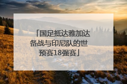 国足抵达雅加达备战与印尼队的世预赛18强赛