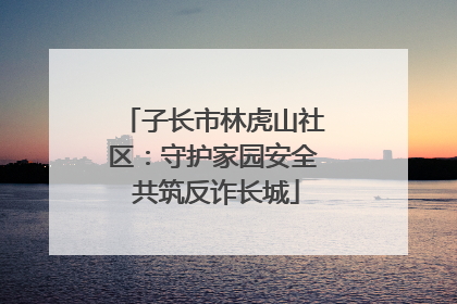 子长市林虎山社区：守护家园安全 共筑反诈长城