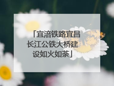 宜涪铁路宜昌长江公铁大桥建设如火如荼
