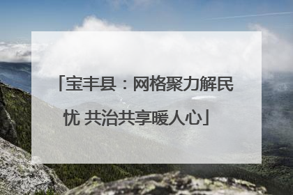 宝丰县：网格聚力解民忧 共治共享暖人心