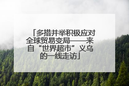 多措并举积极应对全球贸易变局——来自“世界超市”义乌的一线走访