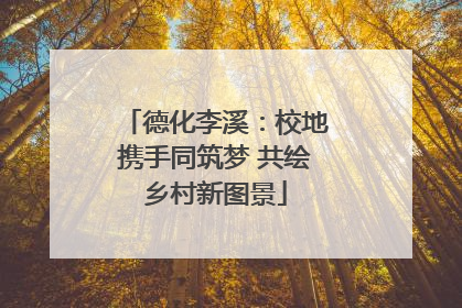 德化李溪：校地携手同筑梦 共绘乡村新图景
