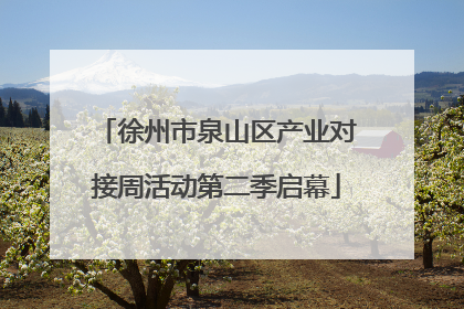 徐州市泉山区产业对接周活动第二季启幕