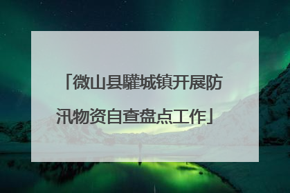 微山县驩城镇开展防汛物资自查盘点工作