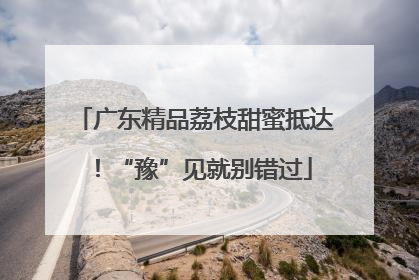 广东精品荔枝甜蜜抵达！“豫”见就别错过