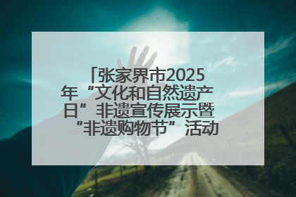 张家界市2025年“文化和自然遗产日”非遗宣传展示暨“非遗购物节”活动在慈利县盛大启幕
