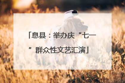 息县：举办庆“七一”群众性文艺汇演