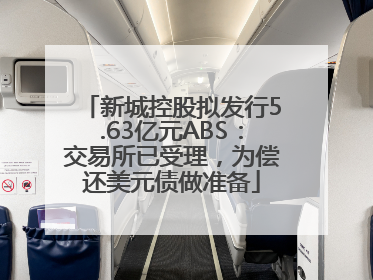 新城控股拟发行5.63亿元ABS：交易所已受理，为偿还美元债做准备