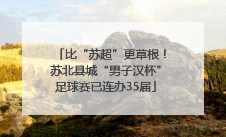 比“苏超”更草根！苏北县城“男子汉杯”足球赛已连办35届