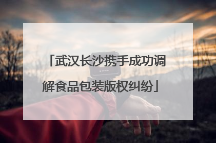 武汉长沙携手成功调解食品包装版权纠纷
