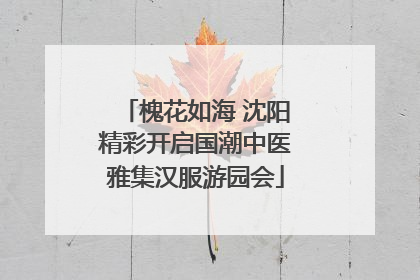 槐花如海 沈阳精彩开启国潮中医雅集汉服游园会