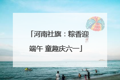 河南社旗：粽香迎端午 童趣庆六一