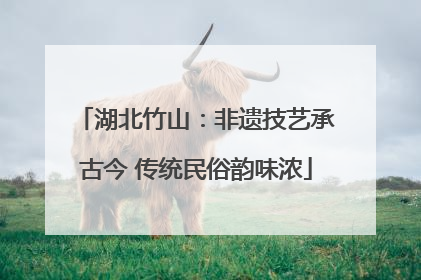 湖北竹山：非遗技艺承古今 传统民俗韵味浓