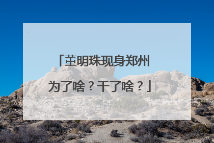 董明珠现身郑州 为了啥？干了啥？