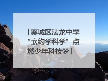 襄城区法龙中学“襄约学科学”点燃少年科技梦