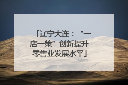辽宁大连：“一店一策”创新提升零售业发展水平