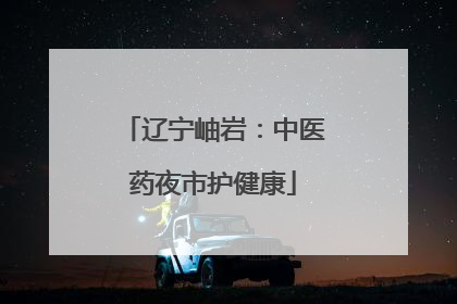 辽宁岫岩：中医药夜市护健康