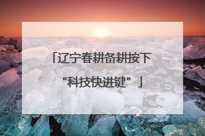 辽宁春耕备耕按下“科技快进键”