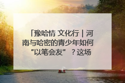 豫哈情 文化行｜河南与哈密的青少年如何 “以笔会友”？这场书画展藏着答案