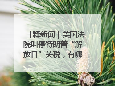 释新闻｜美国法院叫停特朗普“解放日”关税，有哪些看点？
