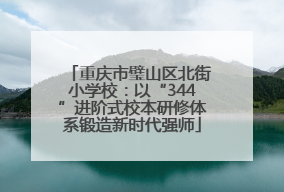 重庆市璧山区北街小学校：以“344”进阶式校本研修体系锻造新时代强师