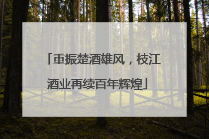 重振楚酒雄风，枝江酒业再续百年辉煌