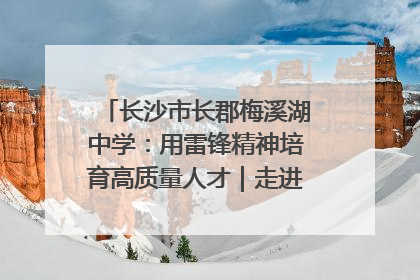长沙市长郡梅溪湖中学：用雷锋精神培育高质量人才｜走进新时代“雷锋传人 长沙榜样”
