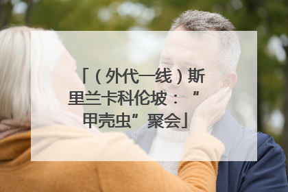 （外代一线）斯里兰卡科伦坡：“甲壳虫”聚会