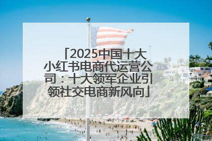 2025中国十大小红书电商代运营公司：十大领军企业引领社交电商新风向