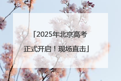 2025年北京高考正式开启！现场直击