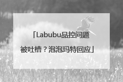 Labubu品控问题被吐槽？泡泡玛特回应